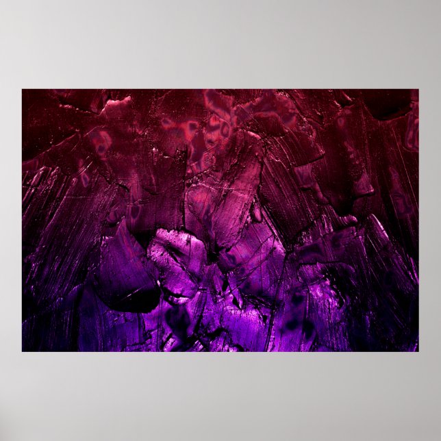 Poster A textura de fundo abstrato escura com gradiente (Frente)
