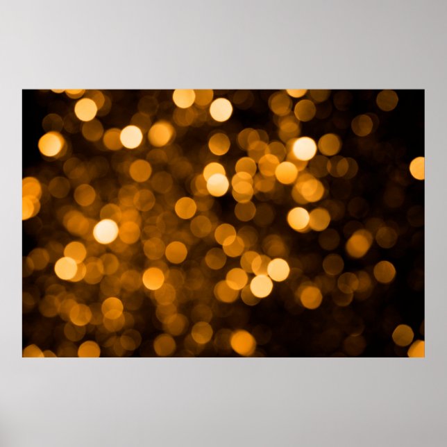 Poster A textura do bokeh acende cor clara (Frente)