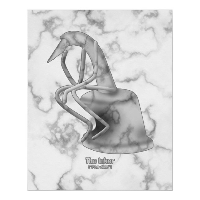 Pôster A tinta ("Caneta") - (Frente)