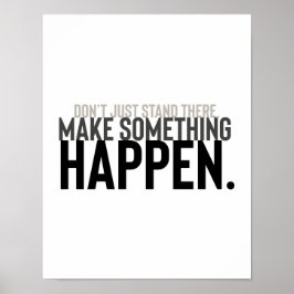 Poster A tipografia não fica parada