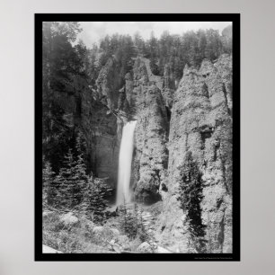Pôster A torre cai Yellowstone 1899
