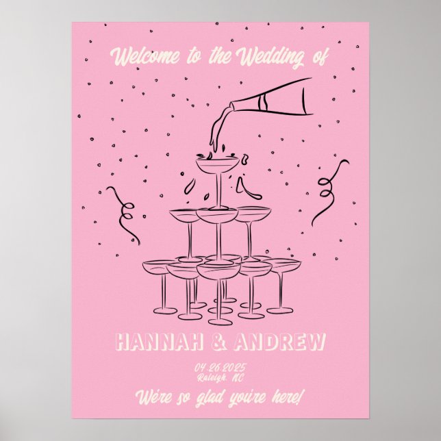 Poster A torre campeã de casamento de Hannah (Frente)