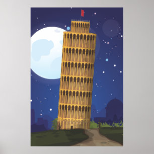 Poster A Torre de Pisa
