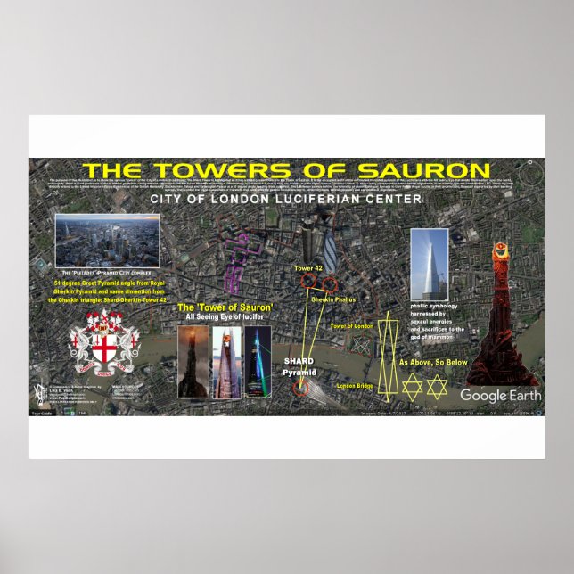 Poster A Torre de Saurão (Frente)