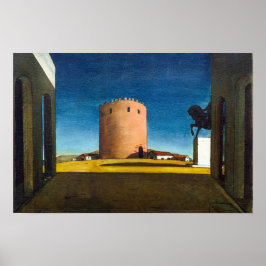 Poster A Torre Vermelha | Giorgio de Chirico |