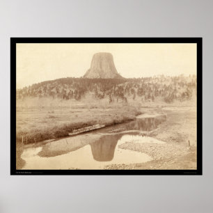Pôster A torre WY 1890 do diabo