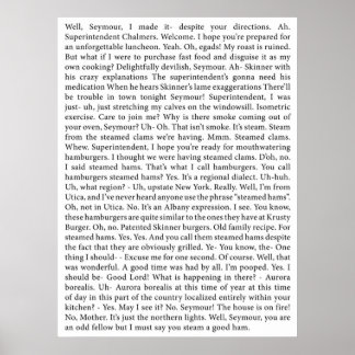 Poster a transcrição do cheio Steamed Hams