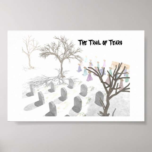 Pôster A trilha das lágrimas (Frente)