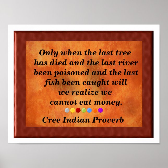 Poster A última árvore (Frente)