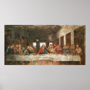 Pôster A última ceia, 1495-97, Leonardo da Vinci