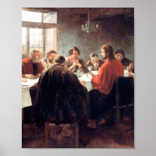 Poster A Última Ceia De Fritz Von Uhde 1886