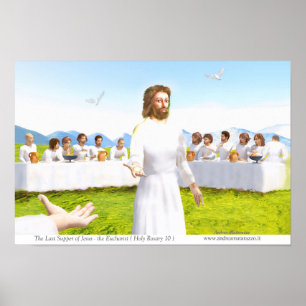 Poster A Última Ceia de Jesus - Eucaristia