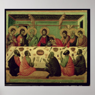Pôster A última ceia, do Altarpiece da paixão