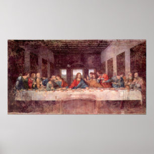 Pôster A última ceia por Leonardo da Vinci, renascimento