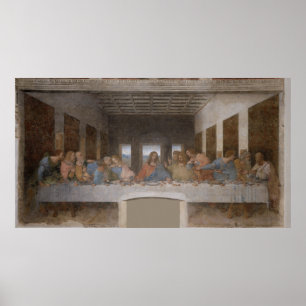 Poster A última ceia / Última cena de Leonardo da Vinci