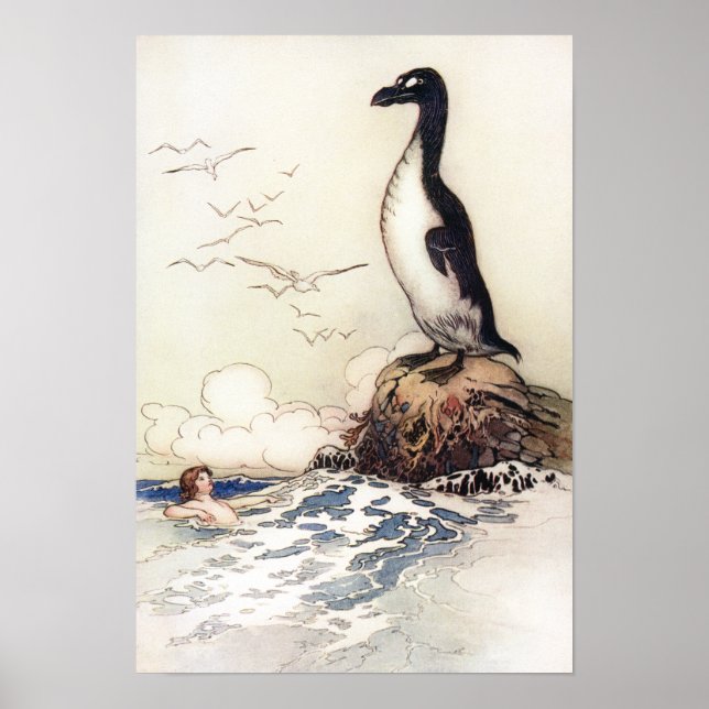 Pôster A Última Gairfowle de Warwick Goble (Frente)