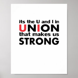 Poster A União do Trabalho Que Nos Torna Clássicos Fortes