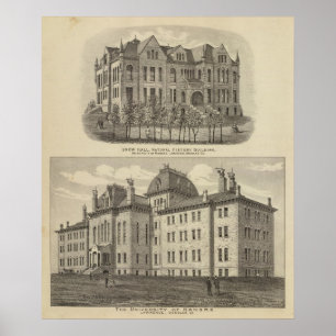 Pôster A universidade de Kansas