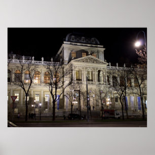 Pôster A universidade em Viena Áustria