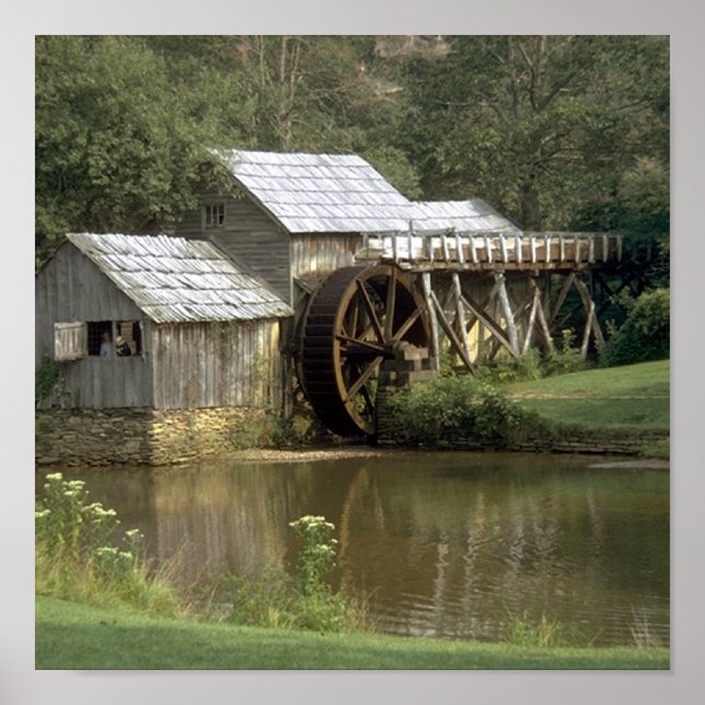 Poster A Usina de Água (Frente)