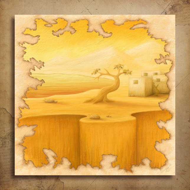 Poster "A Vanguarda do Mundo", Adventure Motif Painting (Criador carregado)