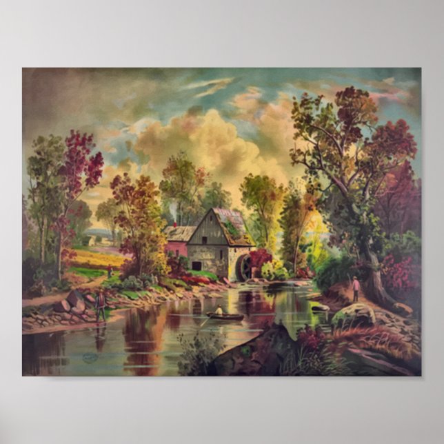 Poster A Velha Corrente de Mill (Frente)