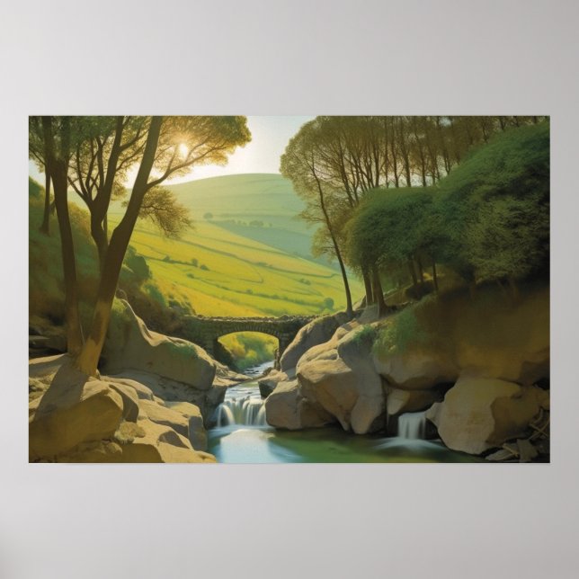 Poster A velha ponte de pedra (Frente)