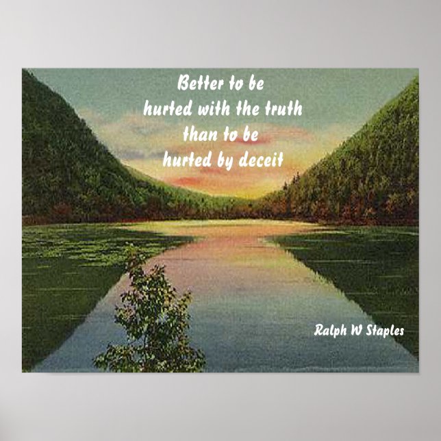 Pôster A verdade, Ralph W Staples (Frente)