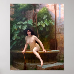 Poster A Verdade Saindo Do Seu Bem - Jean-Leon Gerome