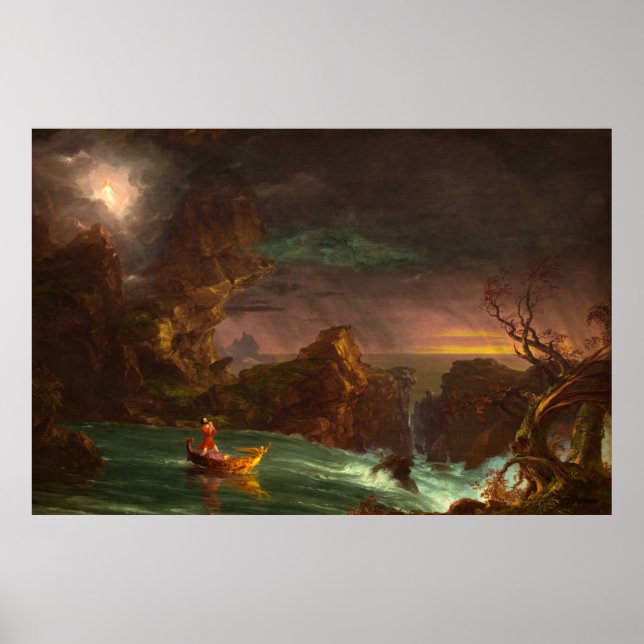 Poster A Viagem da Vida, a Moradia de Thomas Cole (Frente)