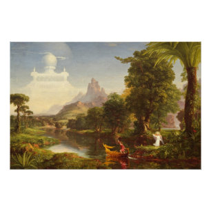 Pôster A Viagem da Vida: Juventude, 1842 (petróleo na ca