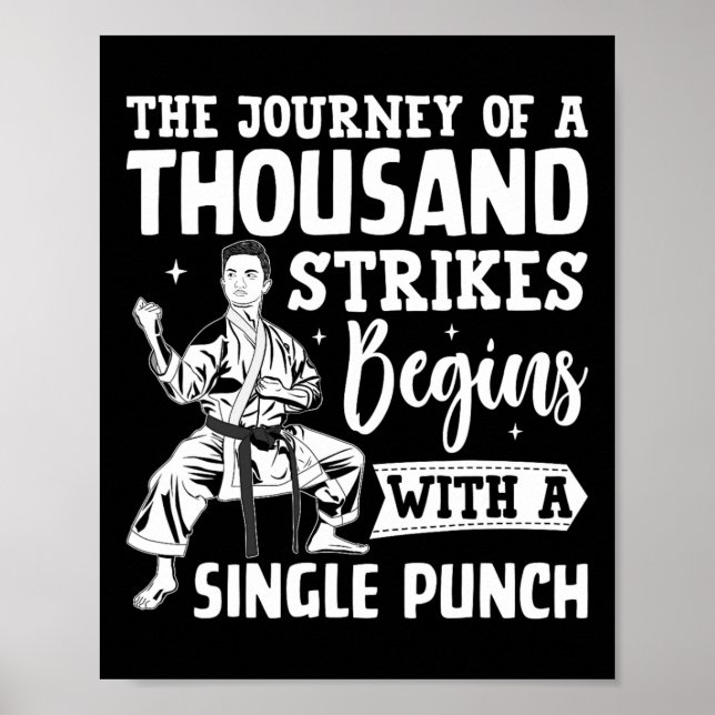 Poster A Viagem De Mil Golpes Começa Com Si (Frente)