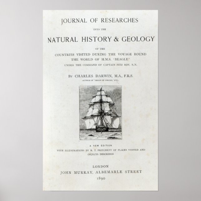 Pôster A Viagem do Beagle (Frente)