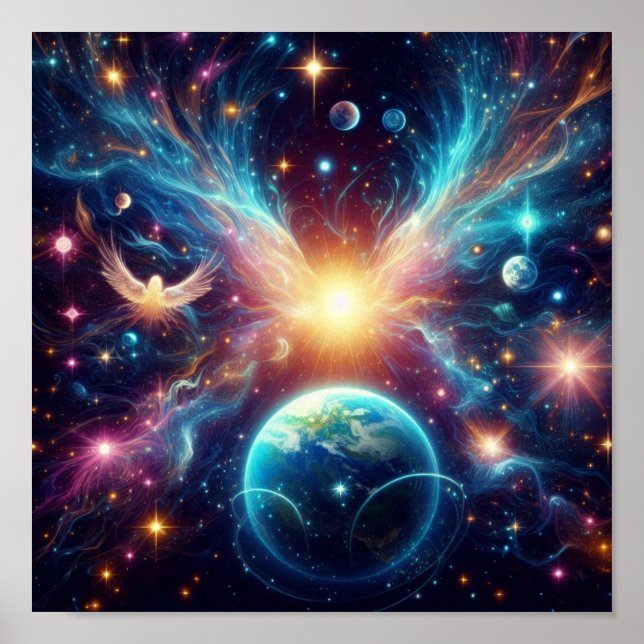 Poster A Vibração do Universo (Frente)