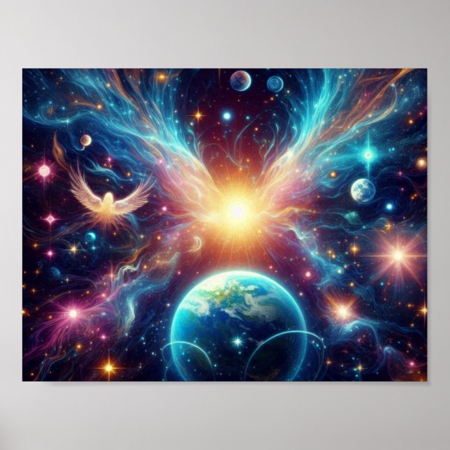 Poster A Vibração do Universo (Frente)