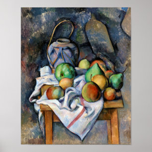Poster A vida com Frutas, Paul Cezanne