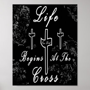 Poster A vida começa na cruz