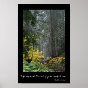 Poster A vida começa no fim de sua zona de conforto