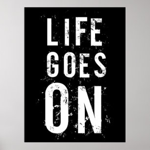 Poster A vida continua