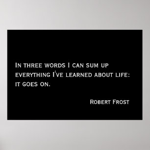 Poster A vida continua