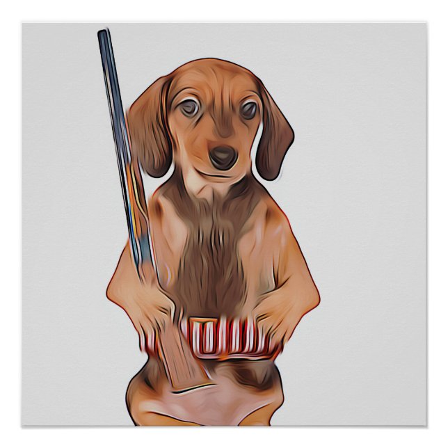 Pôster A Vida Dachshund É Melhor Com Um Poster De Natal M (Frente)