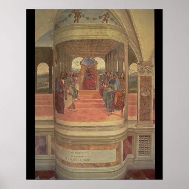 Pôster A vida das Ruas. Benedict (fresco) (pormenores) (Frente)