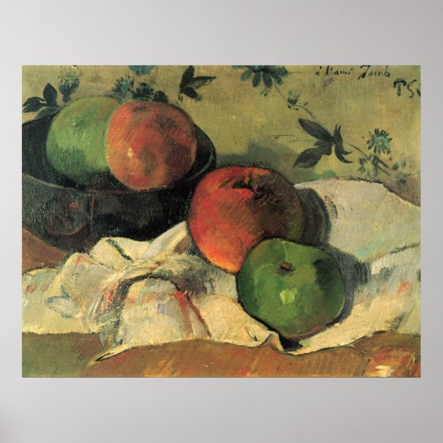 Pôster "A vida de Eug � ne Henri Paul Gauguin" (Frente)