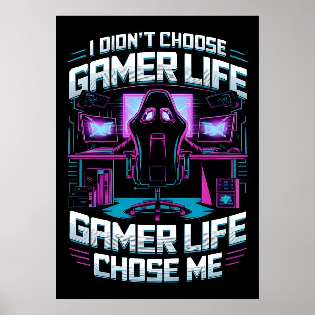Poster A vida de jogador me escolheu  (Frente)