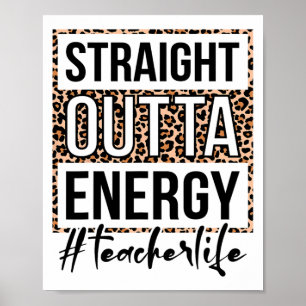 Poster A Vida De Professora De Energia Do Exterior No Dia