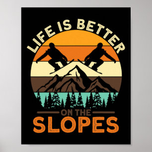 Poster A Vida De Snowboard É Melhor Nas Lopes