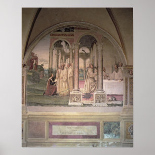 Pôster A vida de St. Benedict (fresco) (detalhe) 3