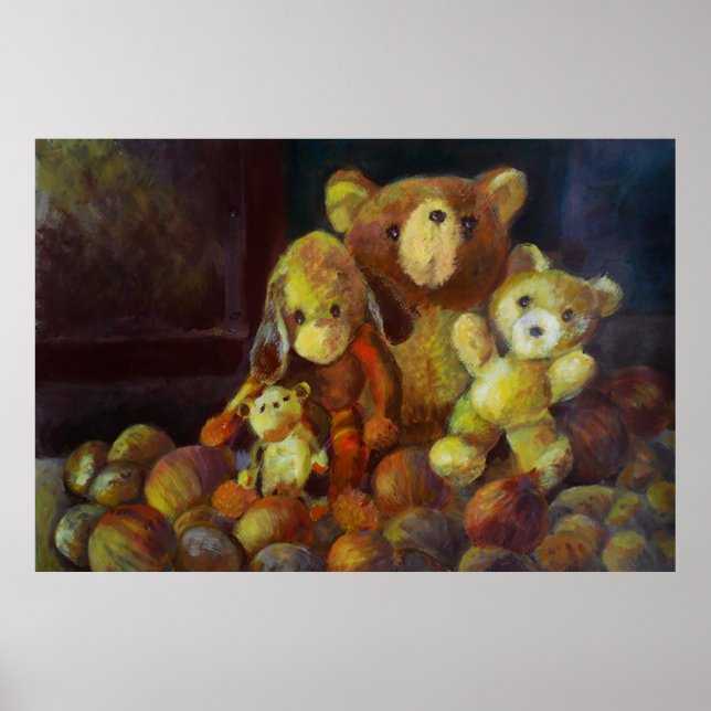 Poster A vida de Teddy Bears (Frente)