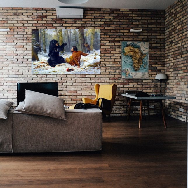 Poster A vida de um caçador Um Arthur Tait forte 1856 (Criador carregado)