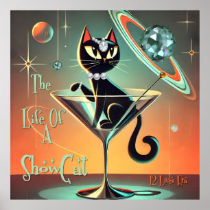 Poster A Vida De Um Gato De Moça